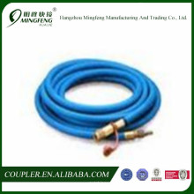 Tubos de aire / manguera de aire de PVC azul con acoplador rápido